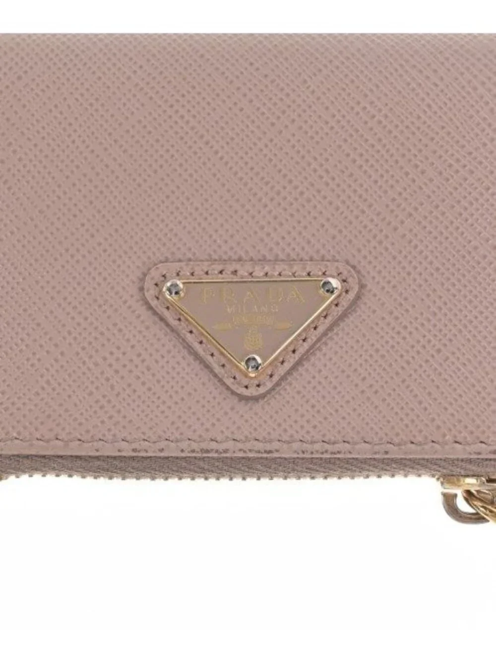 Prada Card Case Card Holders Beige